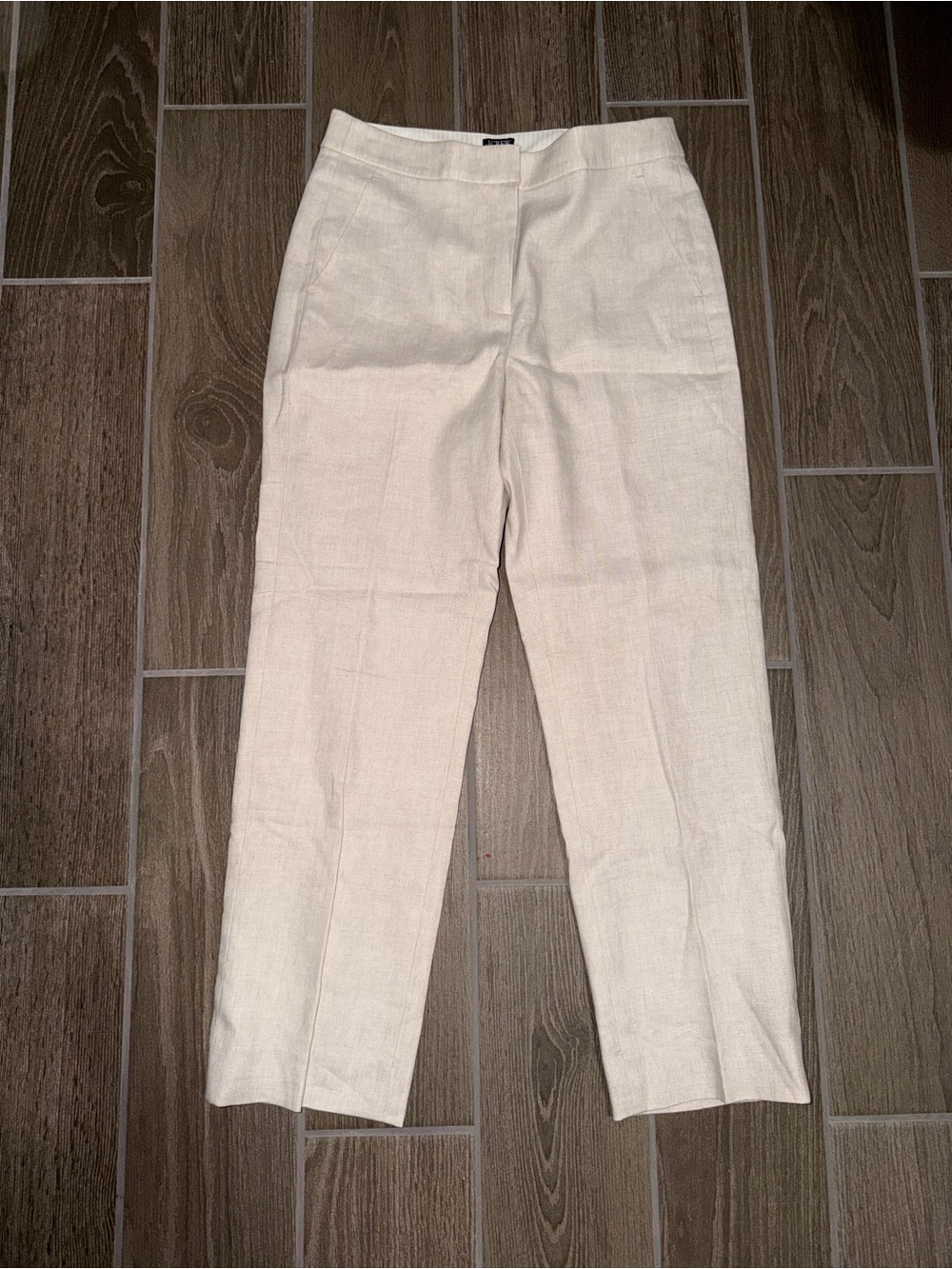 J. Crew Kate Straight-Leg linen Pants
